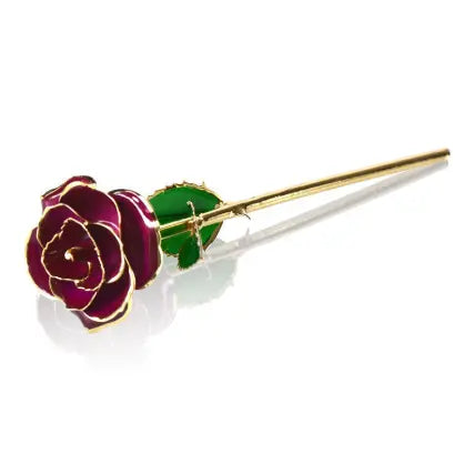 Eternal Painted Rose Gift ? Hand-Painted Mirror Gloss Flower in Luxury Box | Forever Love Keepsake TED