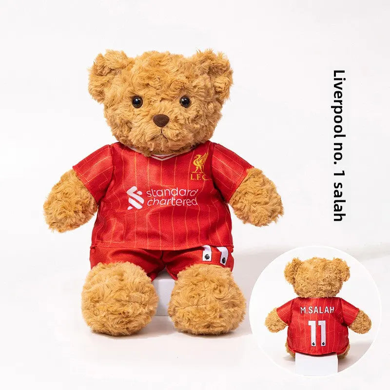 Sports Fan Teddy Bear Plush Soft Athlete-Themed Collectible Stuffed Toy TED