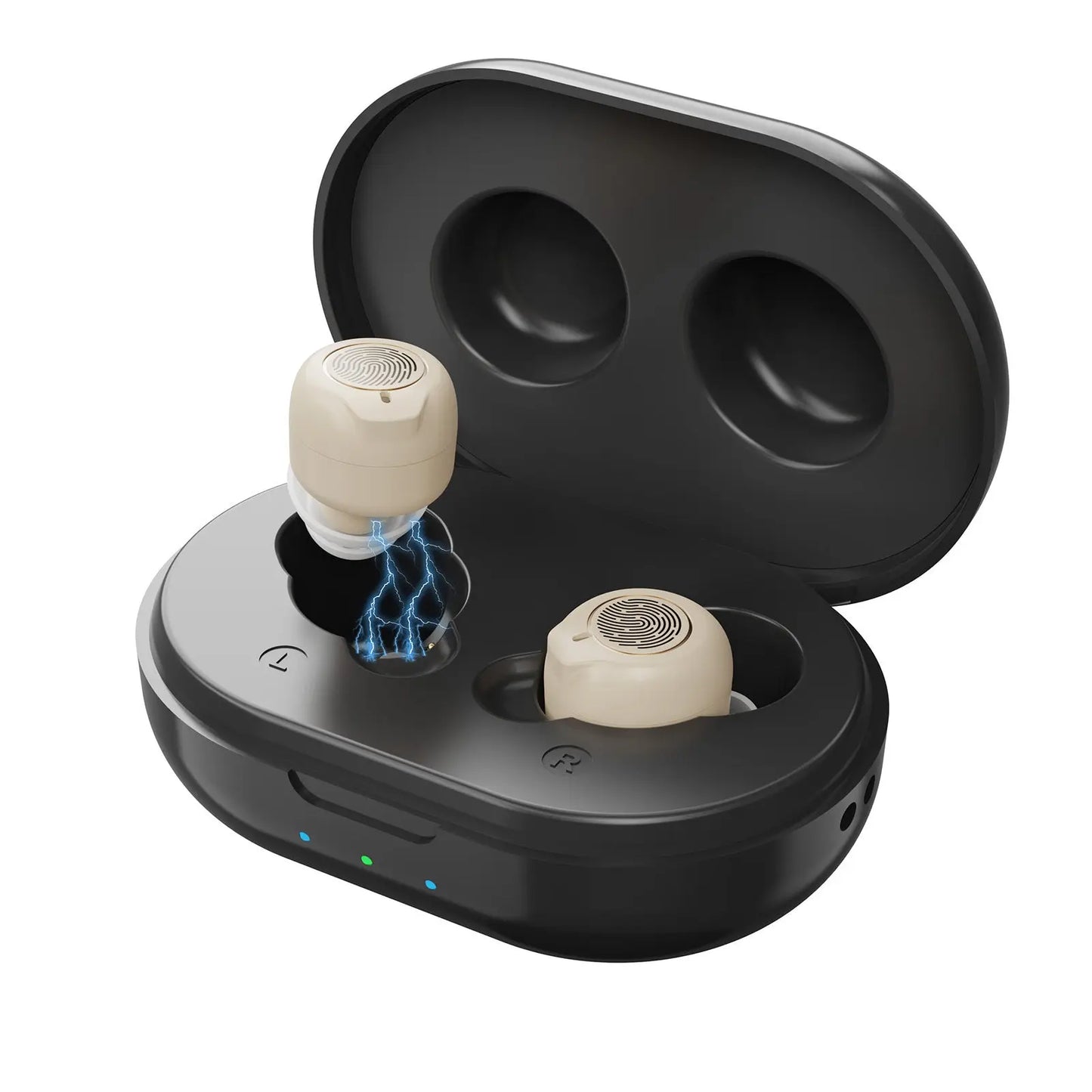 Wireless Hearing Aid with Magnetic Charging Invisible In-Ear Sound Amplifier TED
