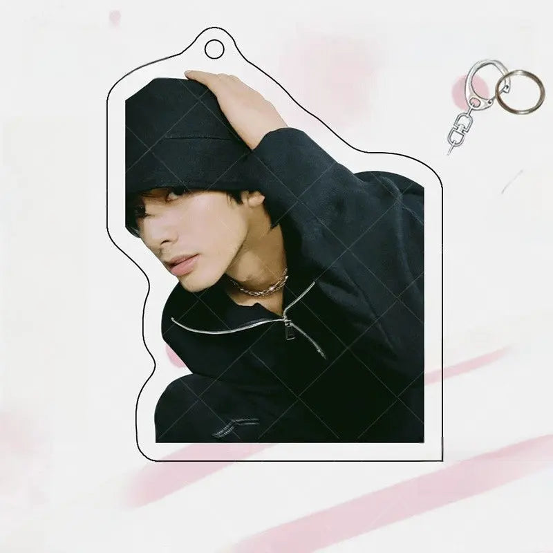 Song Weilong Acrylic Keychain Double-Sided Celebrity Charm | Fan Merch Bag Pendant with Gift Box TED