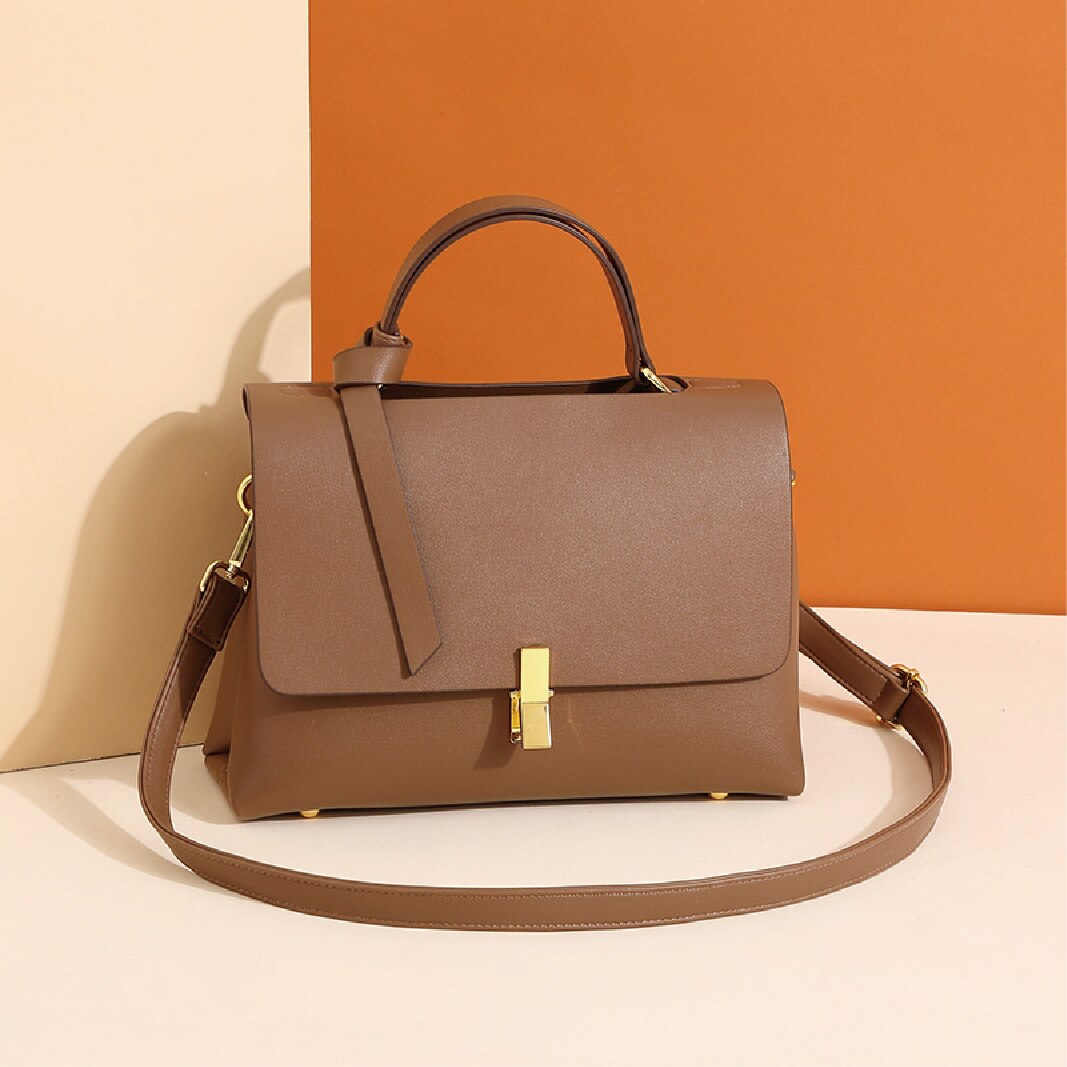 Luxury Shoulder Handbag | Large Capacity Designer Style Tote Bag