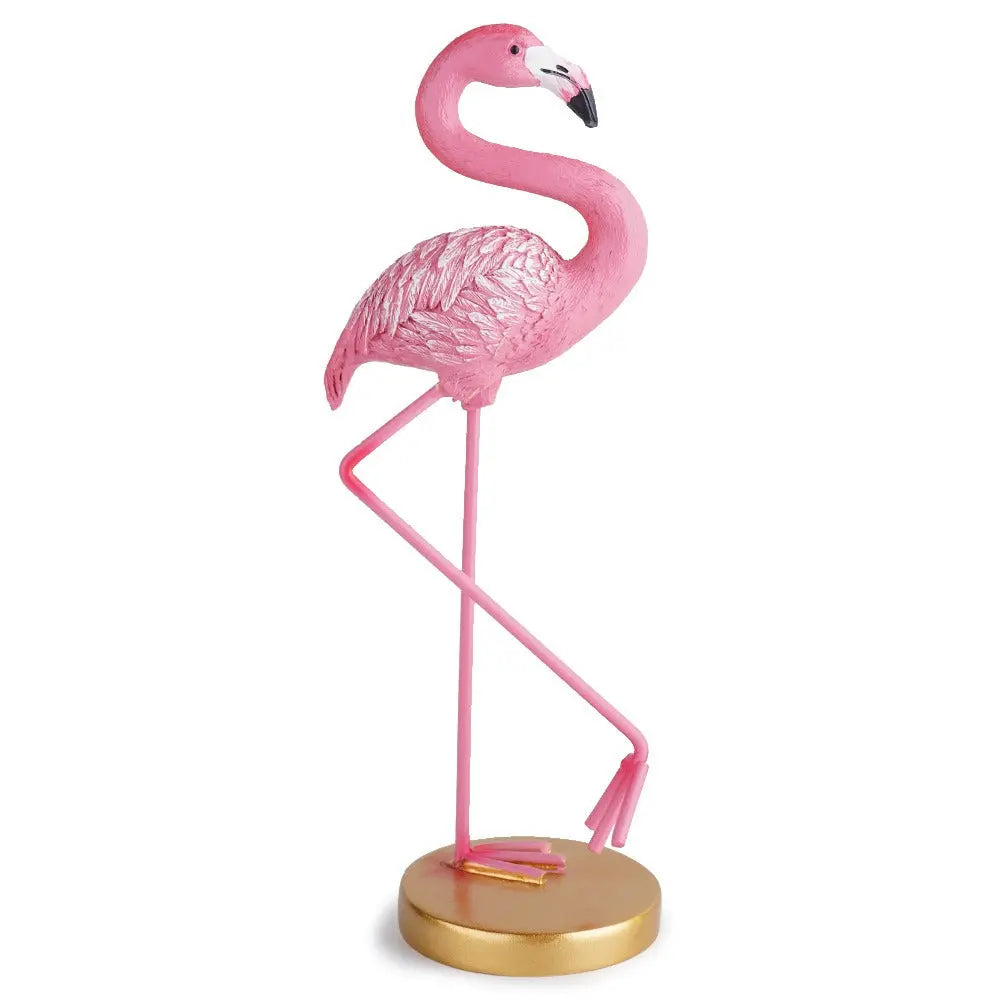Minimalist Flamingo Resin Decor – Modern Home Accent Statue EPR