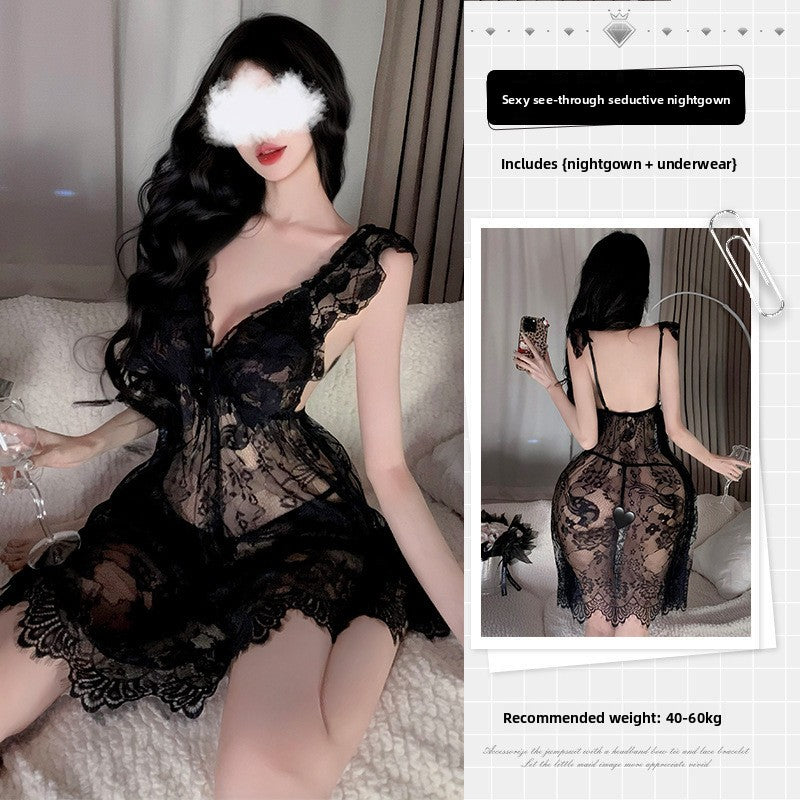 Women's Lace Nightgown | Romantic Bridal Sleepwear - EverCharm Gifts