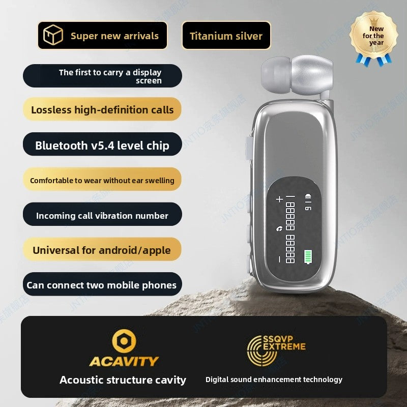 Bluetooth 5.4 Wireless Earphones | ENC Noise Cancelling Waterproof Stereo Earphone - EverCharm Gifts