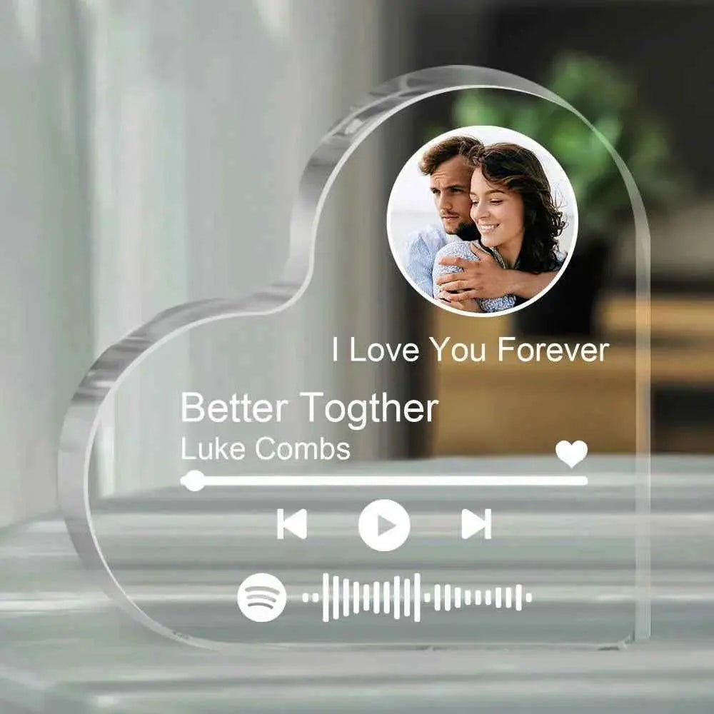 EPR Personalized Gift Photo-Projection Heart for Romance