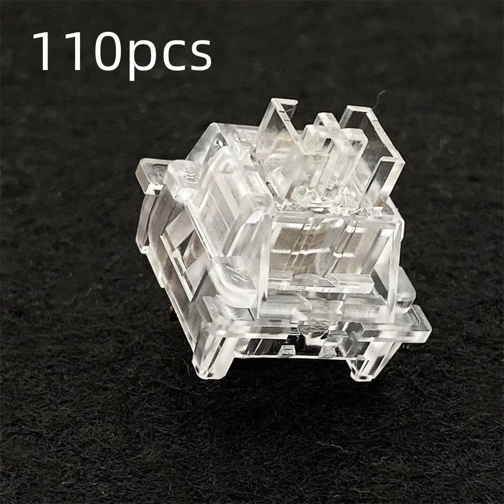Silent Mechanical Keyboard Switches – Dustproof Custom Key Switch Set | Wireless Compatible (10–110 PCS) CJ