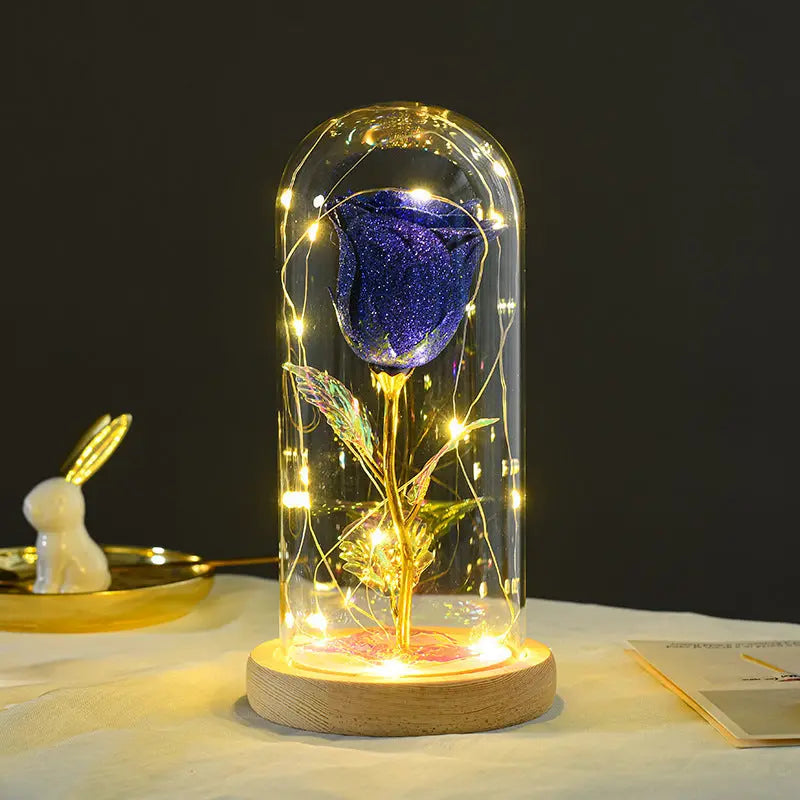 Eternal Rose LED Glass Dome – Romantic Forever Flower Gift for Girlfriend, Wife & Mother’s Day CJ