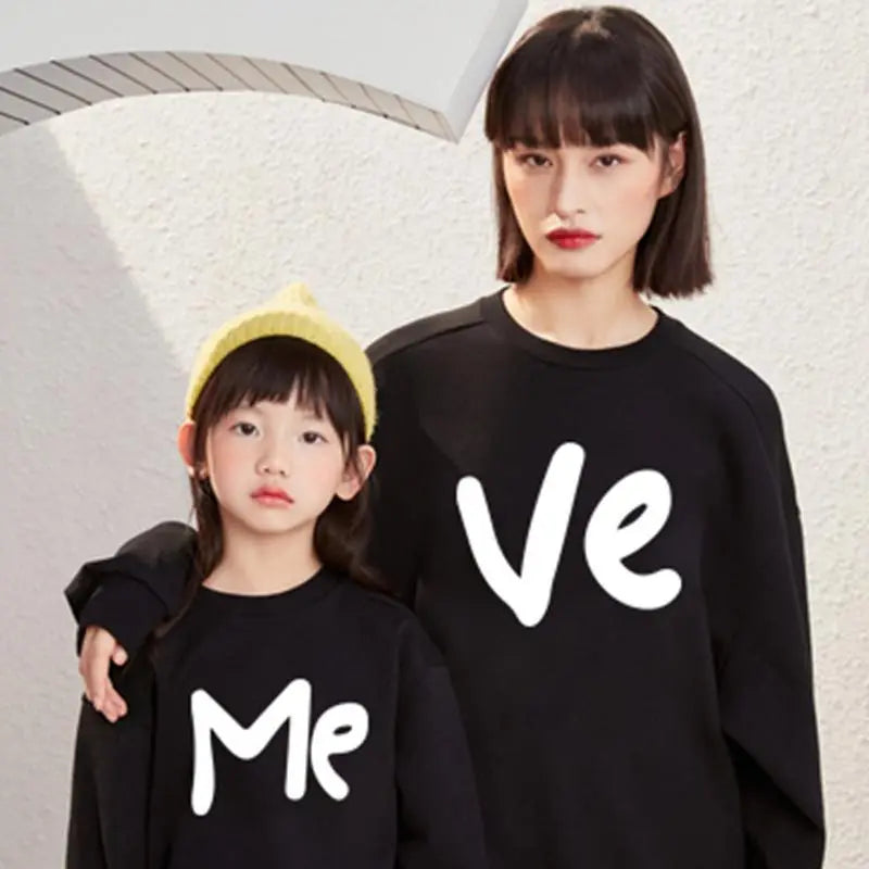 Matching Family Hoodies – Mom Dad Kids Sweatshirts | Casual Cotton Parent-Child Outfits CJ
