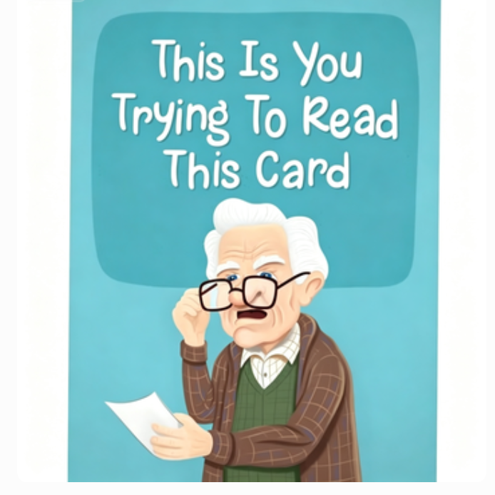 Funny Fathers Day Card - Humorous Modern Dad Card | Free Shipping