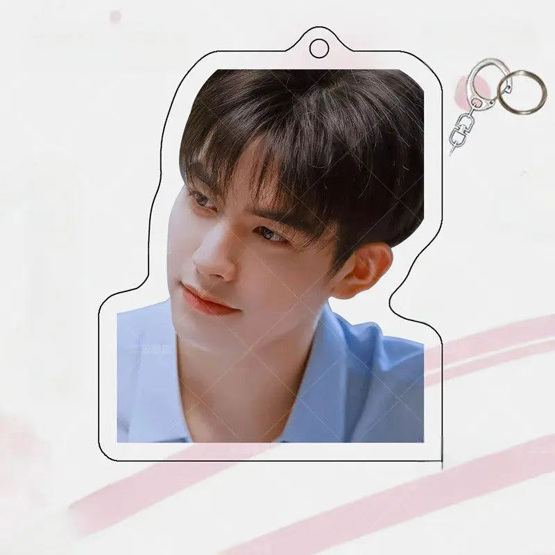 Song Weilong Acrylic Keychain Double-Sided Celebrity Charm | Fan Merch Bag Pendant with Gift Box TED