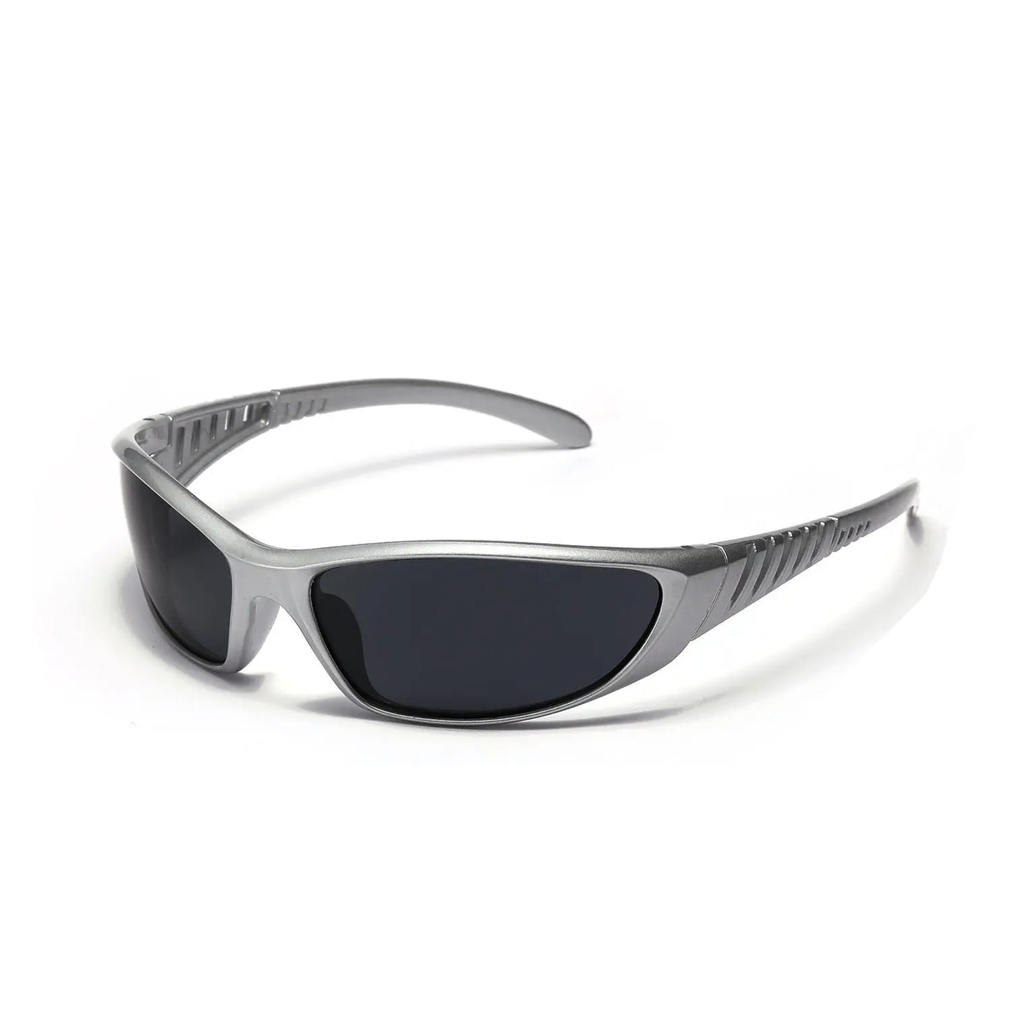 Futuristic Hollow Tech Sunglasses – UV400 Oval Frame Shades | Cyberpunk Style Fashion Glasses CJ