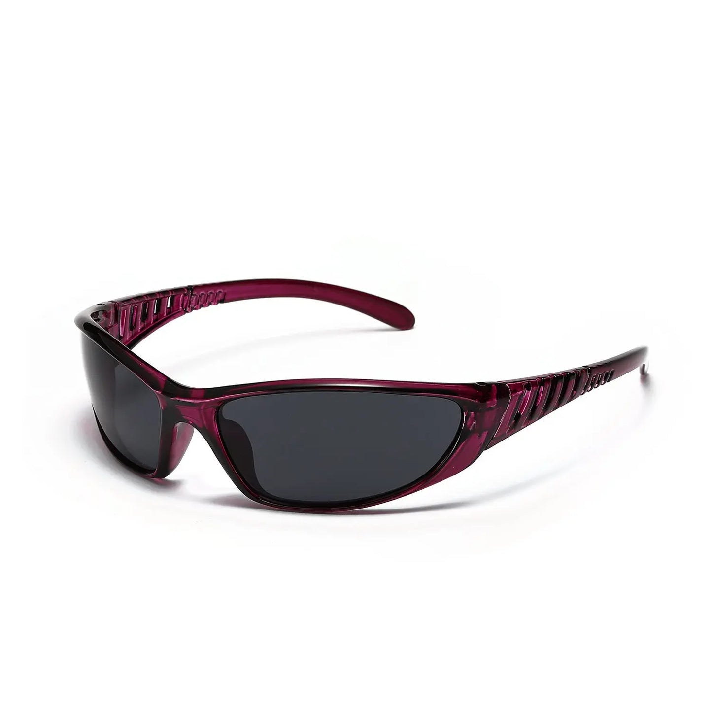 Futuristic Hollow Tech Sunglasses – UV400 Oval Frame Shades | Cyberpunk Style Fashion Glasses CJ