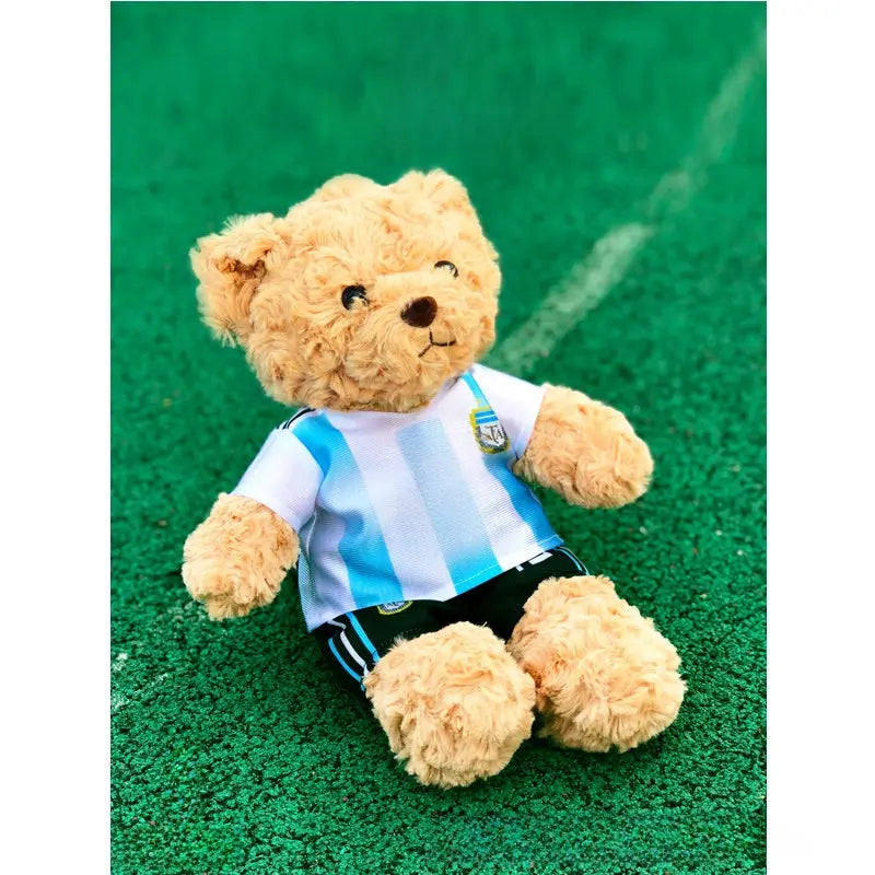 Sports Fan Teddy Bear Plush Soft Athlete-Themed Collectible Stuffed Toy TED