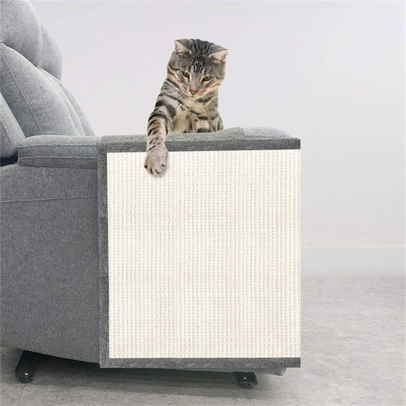 Self-Adhesive Sisal Cat Scratching Pad - Furniture Protector Scratch Mat | Free Shipping