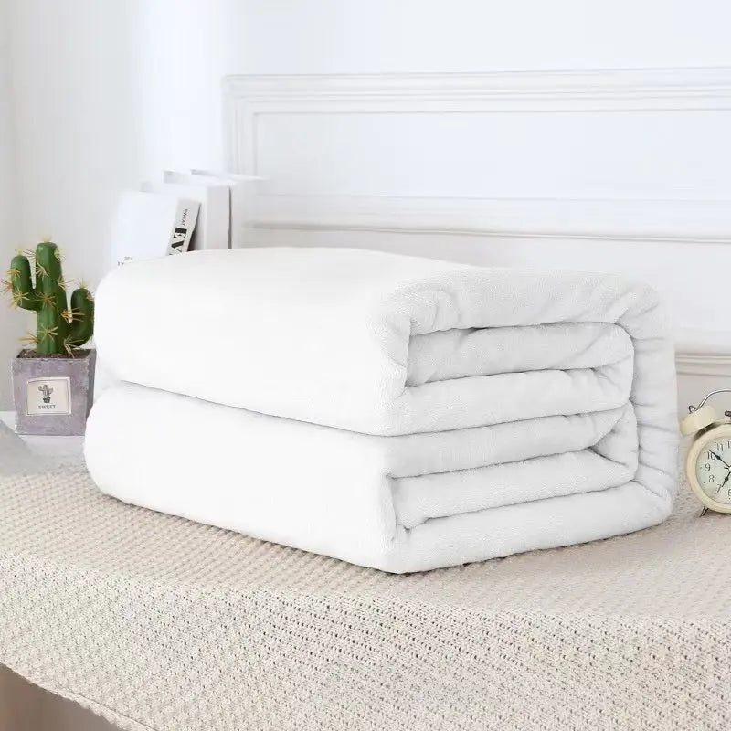 Thickened Soft Coral Fleece Blanket for Home and Gifts TED