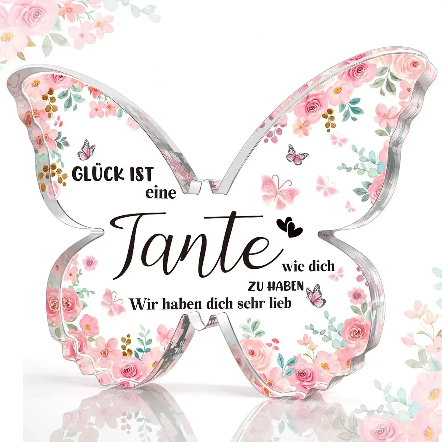Butterfly Gift for Mom – Inspirational Acrylic Decor Mother’s Day Keepsake CJ