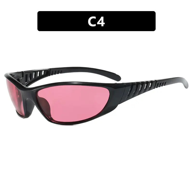 Y2K Futuristic Sunglasses – Retro Street Style UV Protection Shades for Women EPR