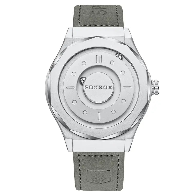 FOXBOX Magnetic Levitation Watch – Men’s Creative High-Tech Quartz Wristwatch EPR