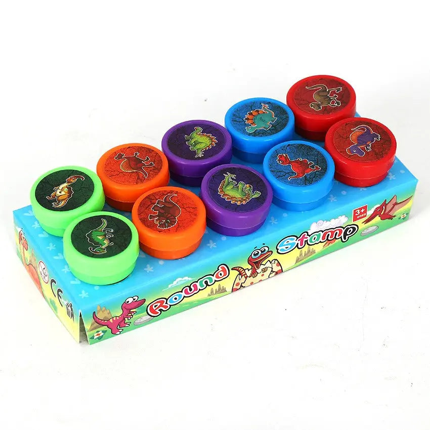 Kids Puzzle Stamp Set – Quick Drying Round Toy Seals for Creative Play EPR