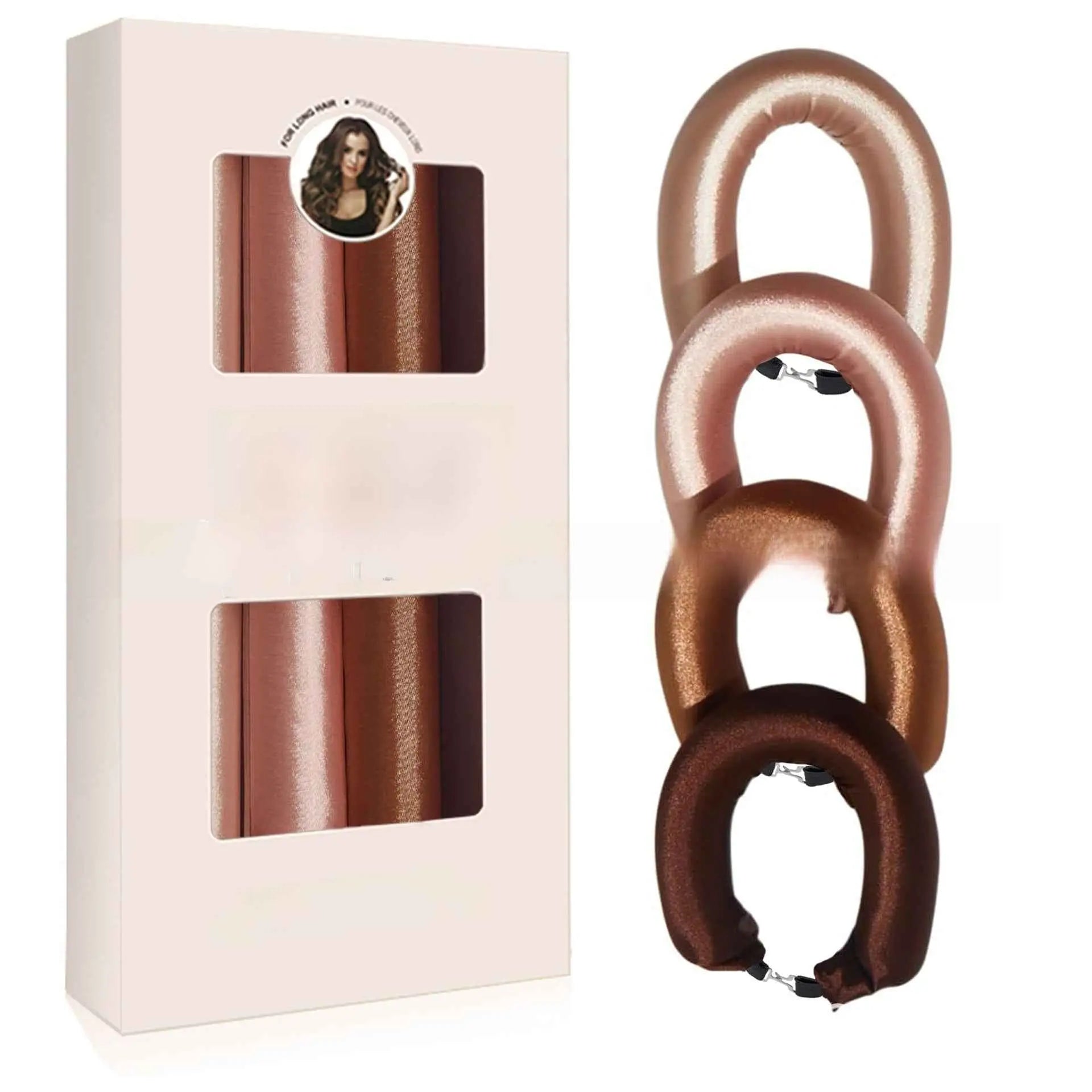 Heatless Hair Curling Set - Overnight Soft Curling Rods for Natural Waves