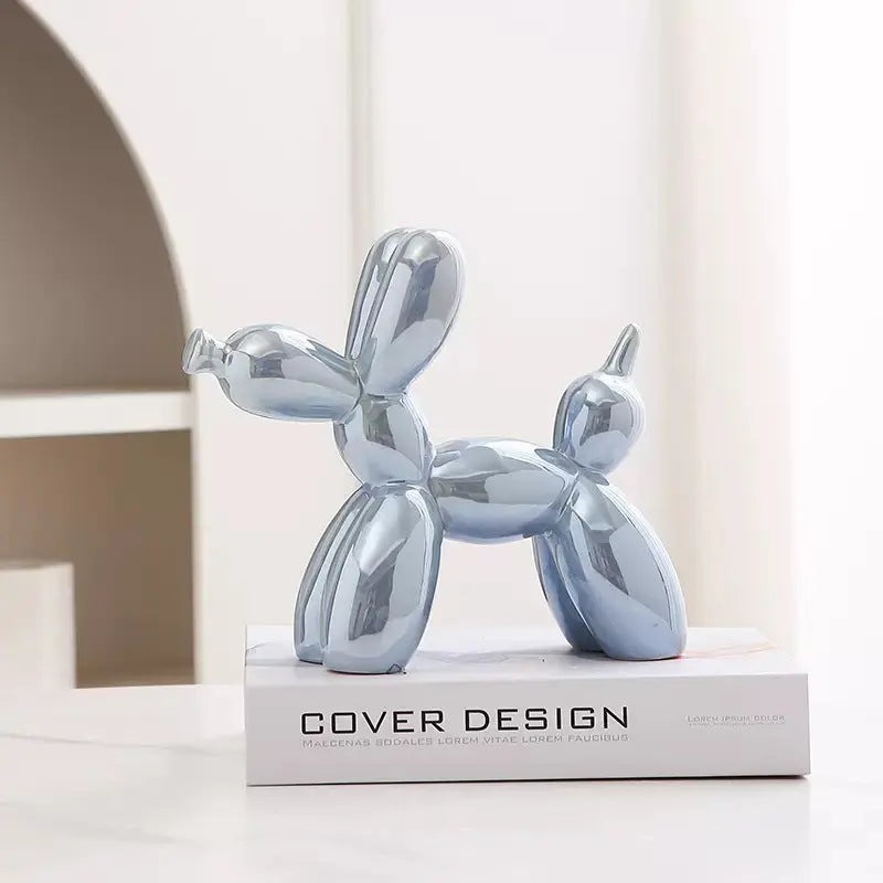 Balloon Dog Ceramic Decor – Modern Minimalist Jewelry Tray & Home Accent EPR