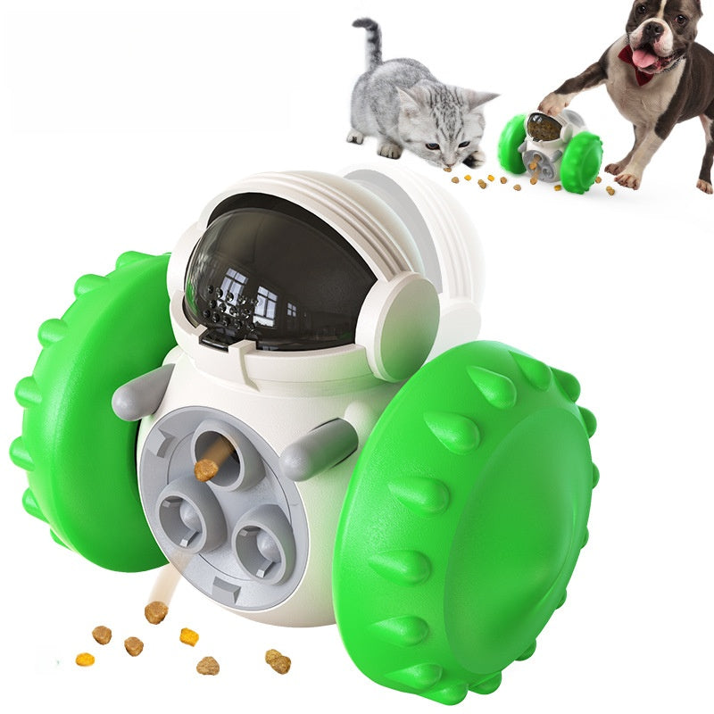 Interactive Pet Food Dispenser Puzzle Toy - Treat Dispensing Dog Enrichment Toy | IQ Training Slow Feeder for Pets TED