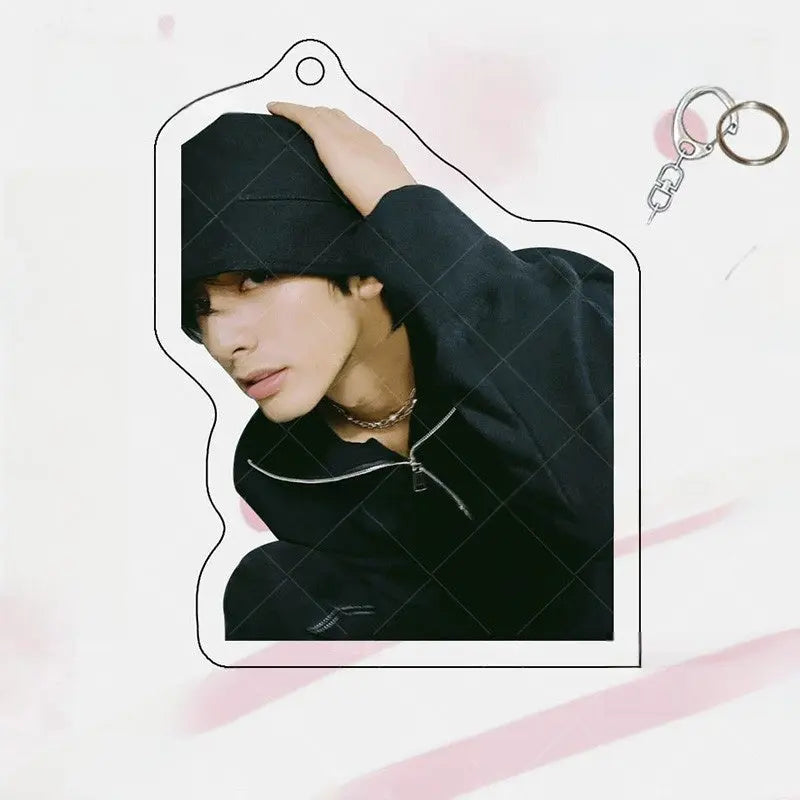 Song Weilong Acrylic Keychain Double-Sided Celebrity Charm | Fan Merch Bag Pendant with Gift Box TED