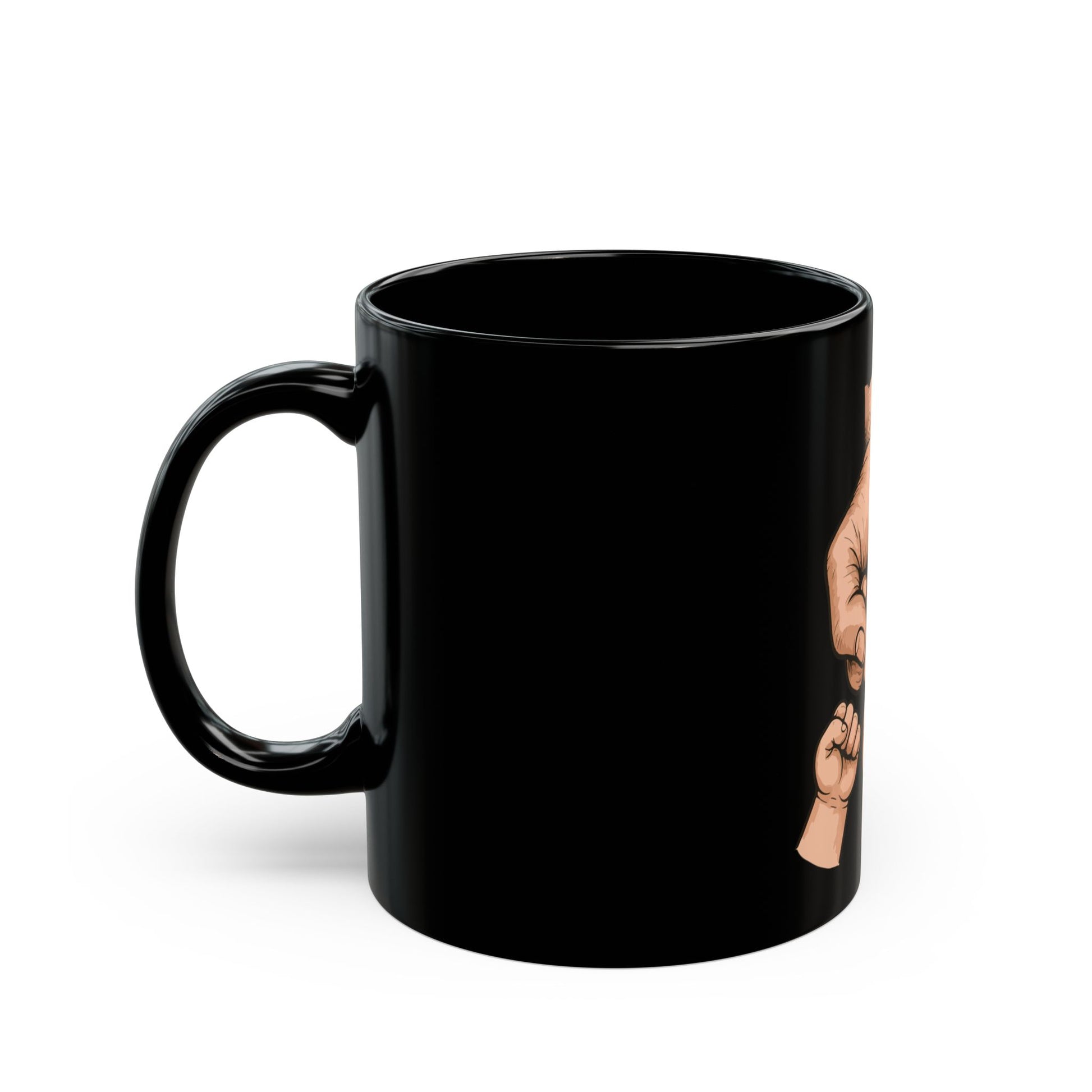 Black Mug — Dad and Kids Fist Bump Fatherhood Coffee Mug (11oz/15oz) - EverCharm Gifts