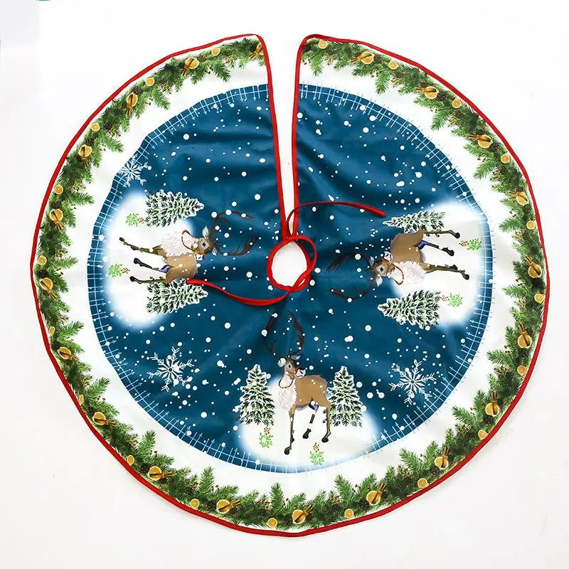 Christmas Tree Skirt – Plush Holiday Tree Decoration Mat | Soft Flannel Base Cover (60–100cm) CJ