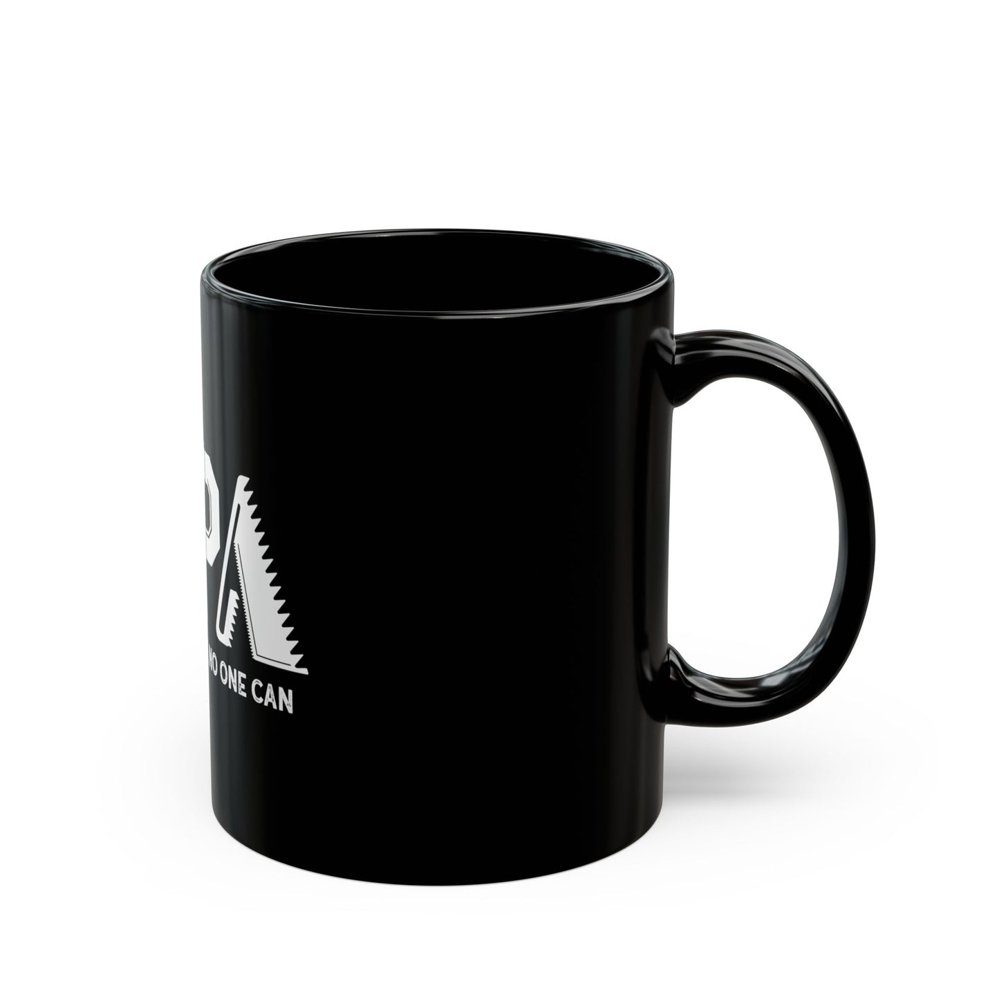 Papa Fix-It Mug — "If He Can't Fix It, No One Can" Black Funny Dad Coffee Mug (11oz & 15oz) - EverCharm Gifts