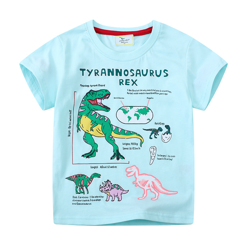 Dinosaur Kids T-Shirt | Summer Cartoon Short Sleeve Toddler & Children’s Tee - EverCharm Gifts