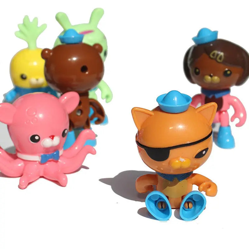 Kids Birthday Cake Topper Set – 8PCS Mini PVC Toy Decorations CJ