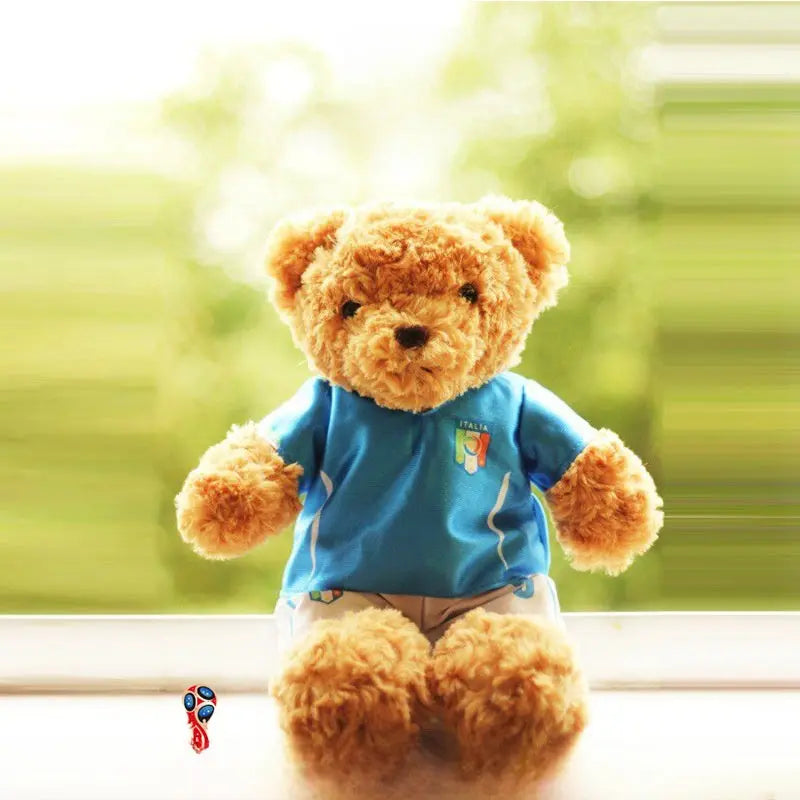 Sports Fan Teddy Bear Plush Soft Athlete-Themed Collectible Stuffed Toy TED
