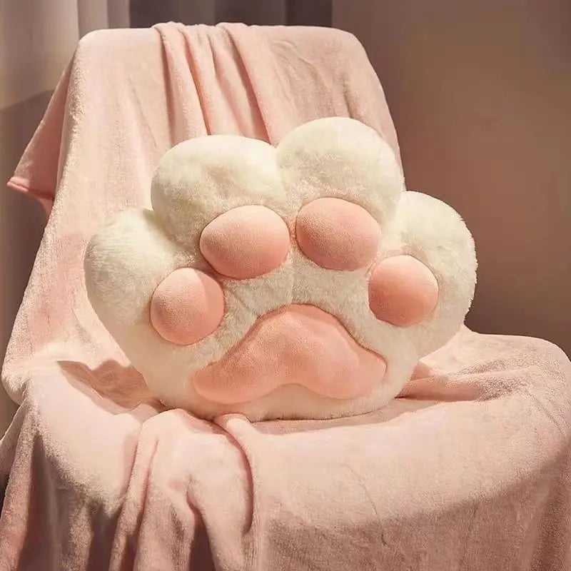 Cat Paw Pillow Blanket Hand Warmer TED