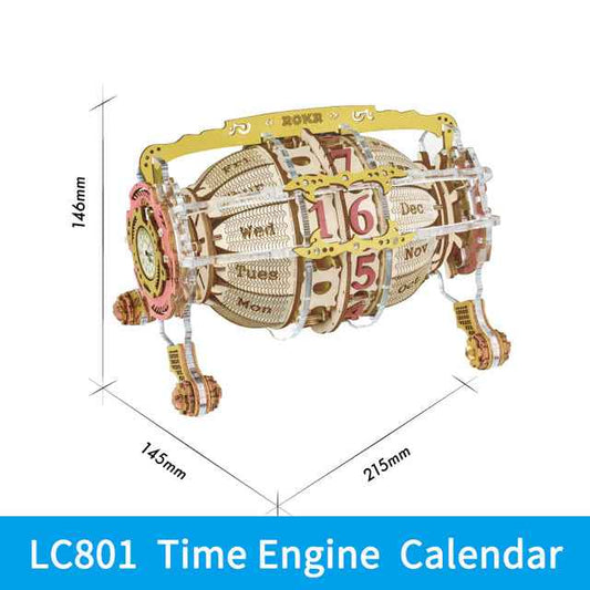 ROKR Zodiac Wall Clock 3D Wooden Puzzle – DIY Mechanical Model Kit (168 Pieces)