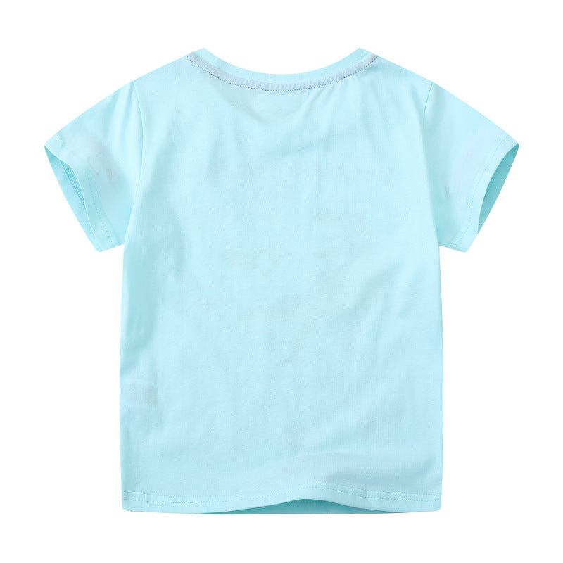 Dinosaur Kids T-Shirt | Summer Cartoon Short Sleeve Toddler & Children’s Tee - EverCharm Gifts
