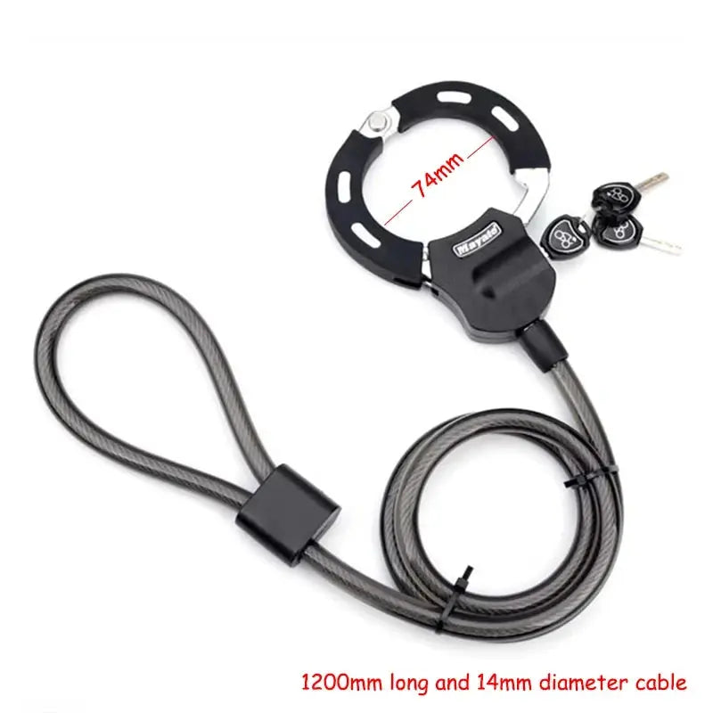 Heavy Duty Bike Cable Lock – Anti-Theft Steel Lock for Bicycle, Scooter & E-Bike EPR
