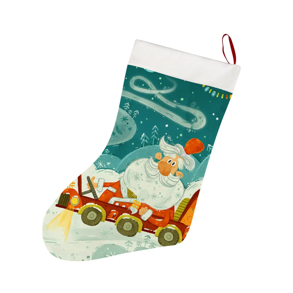 Christmas Stocking Sock – Plush Hanging Gift Bag for Holiday Decor EPR