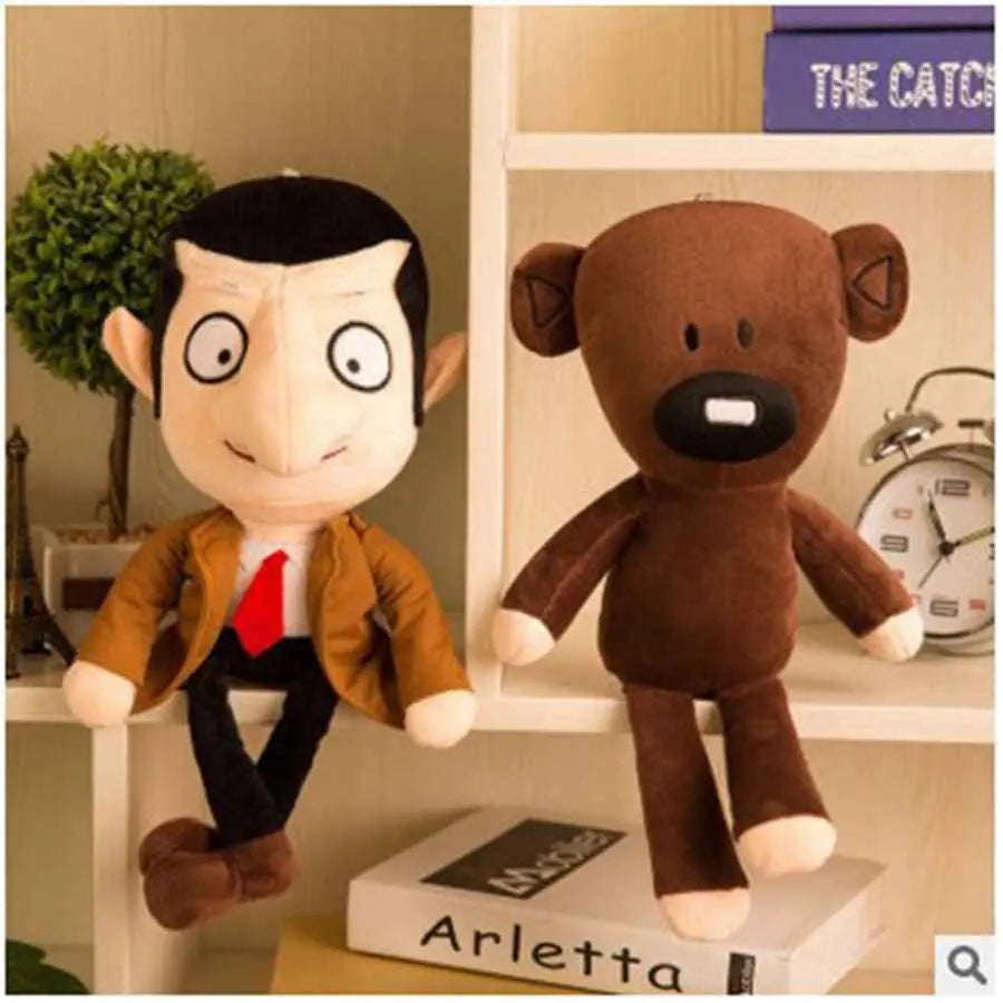 Mr Bean Teddy Bear Plush Toy 30cm – Cute Kawaii Stuffed Animal Gift for Kids & Fans