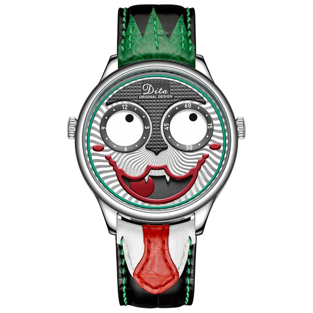 Men’s Joker Quartz Watch – Luxury Designer Leather Strap Fashion Watch EPR