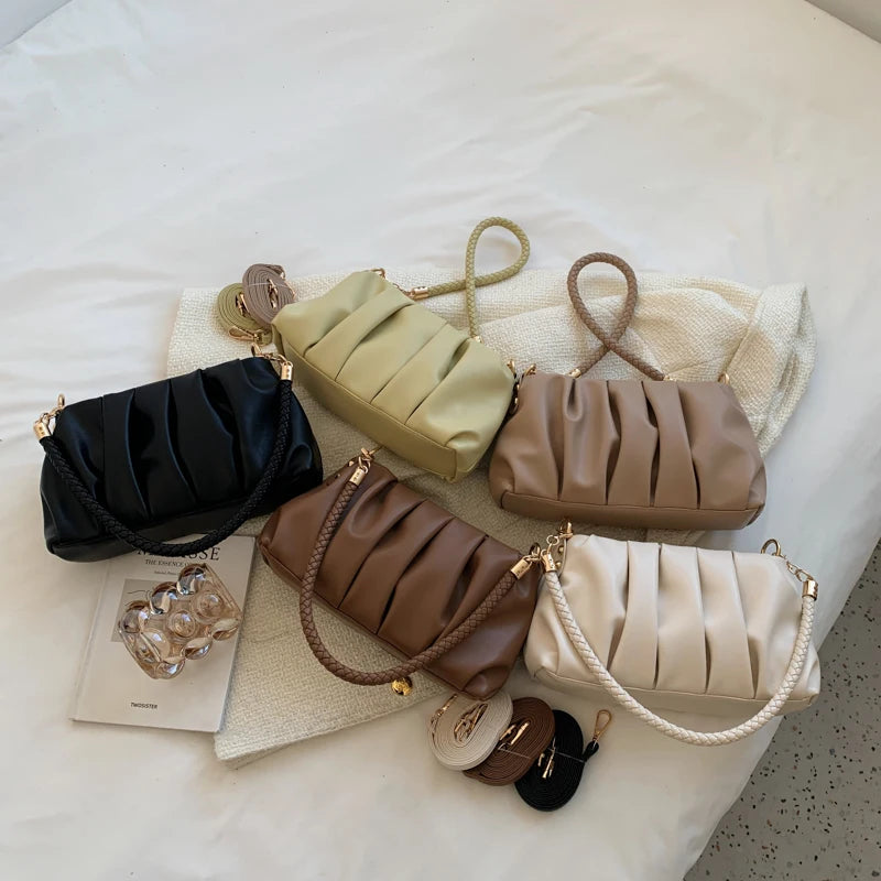 Small Soft PU Leather Underarm Handbag | Luxury Crossbody Handbag - EverCharm Gifts