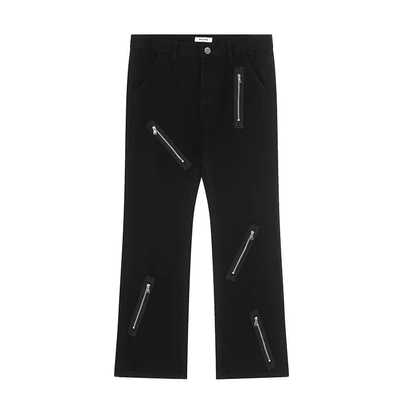 Men’s Slim Fit Straight Leg Pants – Casual Cotton Trousers | Wrinkle-Resistant Mid-Waist Fashion Pants EPR