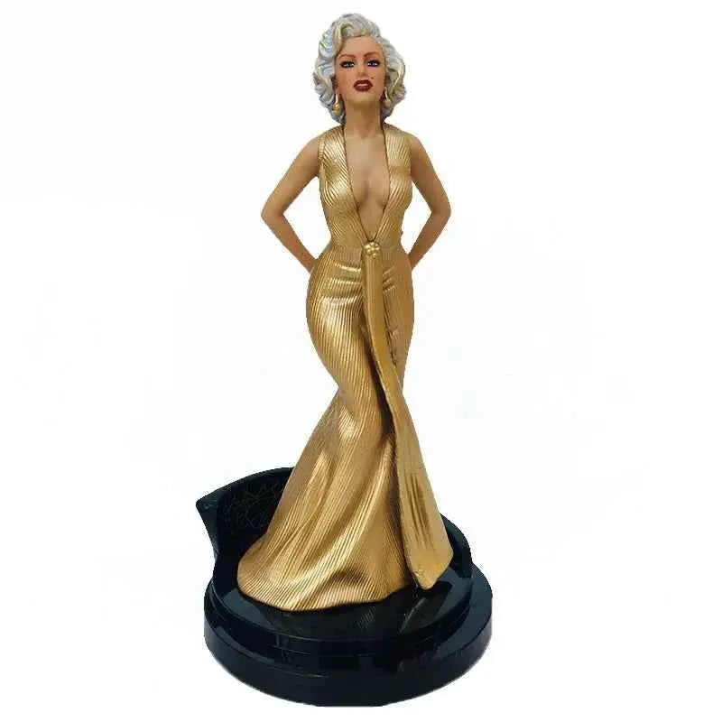Marilyn Monroe Collectible Statue – Classic Hollywood Decorative Figurine with Display Base