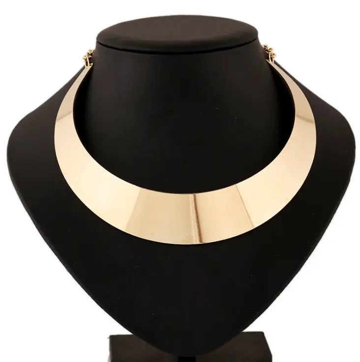 Chunky Punk Collar Choker Necklace – Statement Women’s Mother’s Day Gift Jewelry EPR