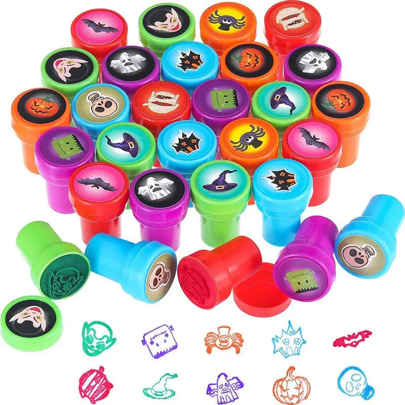 Kids Puzzle Stamp Set – Quick Drying Round Toy Seals for Creative Play EPR