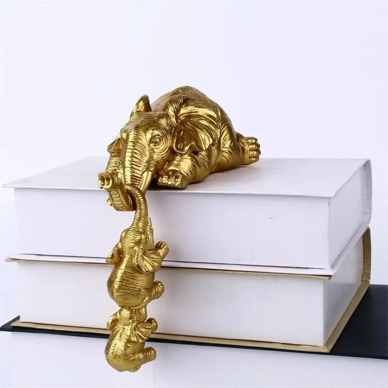 Mother Love Elephant Statue – Resin Decorative Ornament Mother’s Day Gift EPR