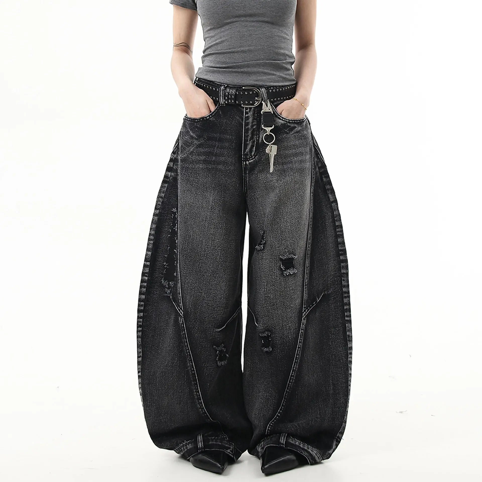 Men’s Black Denim Pants – Casual Cotton Jeans for Summer Wear (S–3XL) EPR