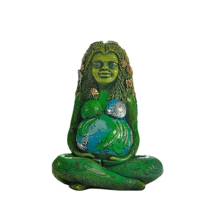 Mother’s Day Earth Mother Gaia Statue – Resin Goddess Garden & Home Décor EPR