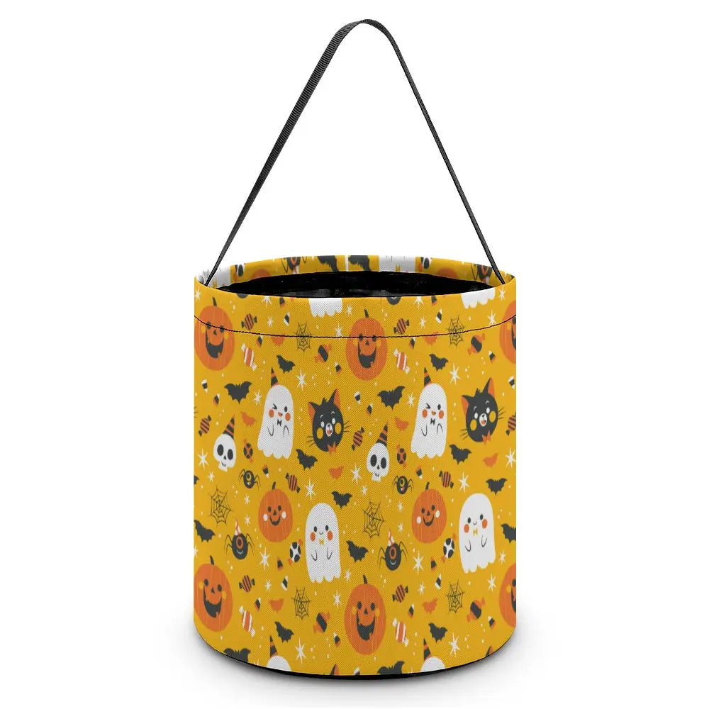 Halloween Candy Tote Bag – Reusable Trick or Treat Polyester Gift Bag EPR