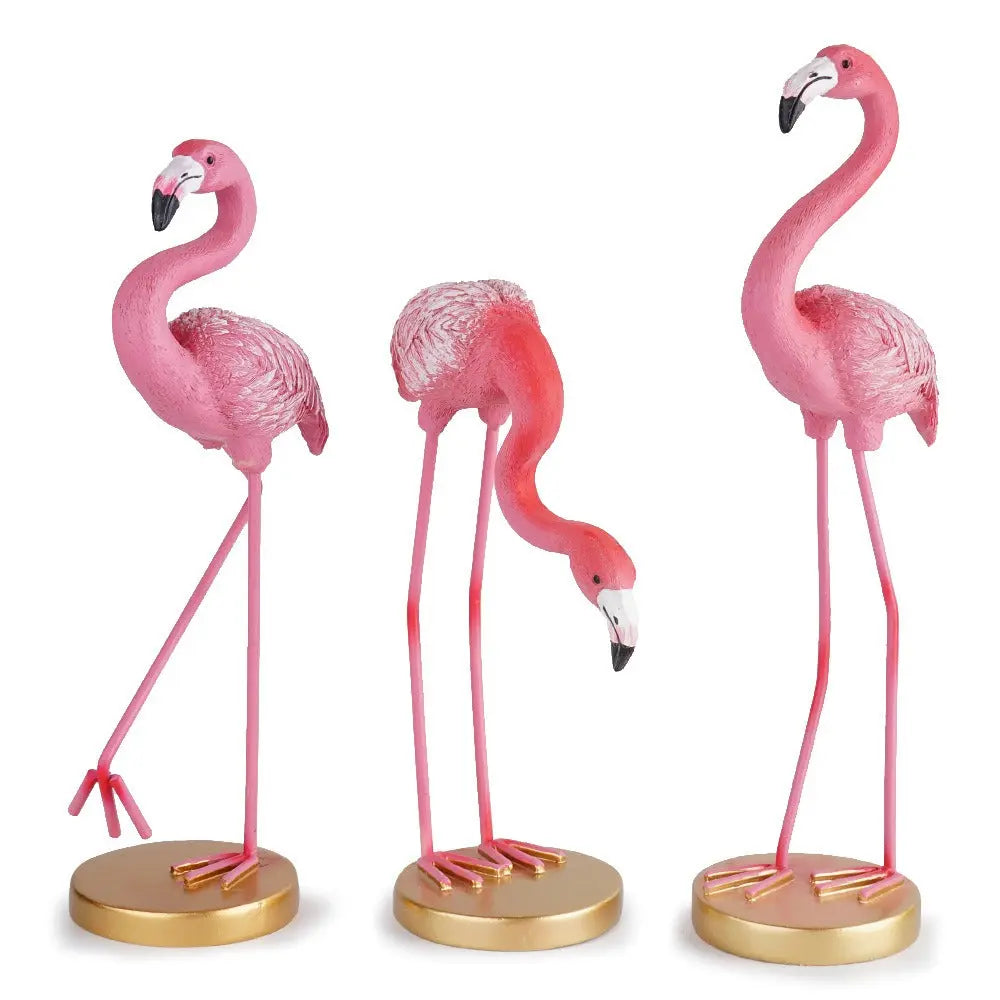 Minimalist Flamingo Resin Decor – Modern Home Accent Statue EPR